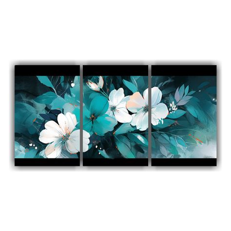Set 3 Pinturas Decorativas Horizontales 180x90 Cm-0