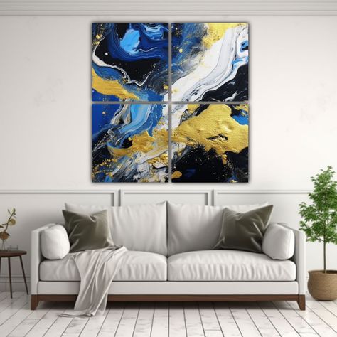 Cuadros Modernos Negros De Perspectiva, Acrílico 180x180 Cm-2
