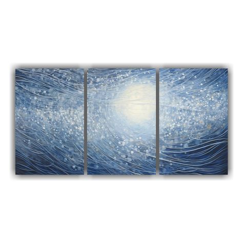 Cuadros Modernos Elegantes Estilo Puntillismo 180x90 Cm-0
