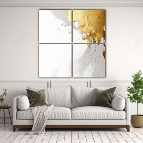 Cuadro Decorativo Tela Dibujo Blanco Con Notas 200x200 Cm-2