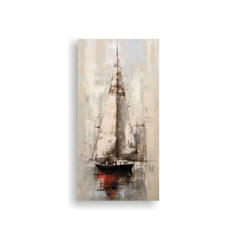 Pintura Decorativa De Velero, Estilo Basquiat, 70x140cm-0