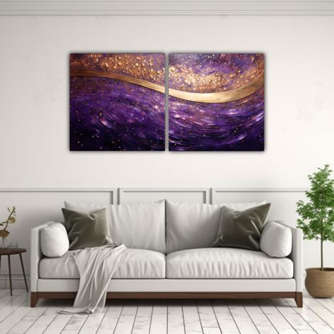 Pintura Decorativa De Estilo Puntillista Luminoso 80x40 Cm-2