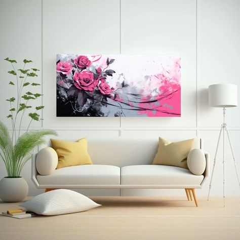 Pinturas De Decoración En Lienzo Estilo Juvenil 140x70 Cm-2
