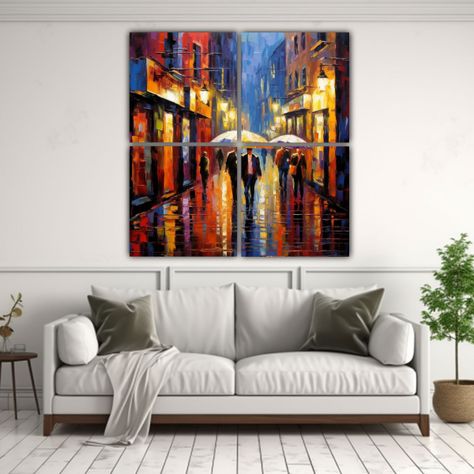 Cuadros Urbanos De Calidad Con Motivo De Calle 80x80 Cm-2
