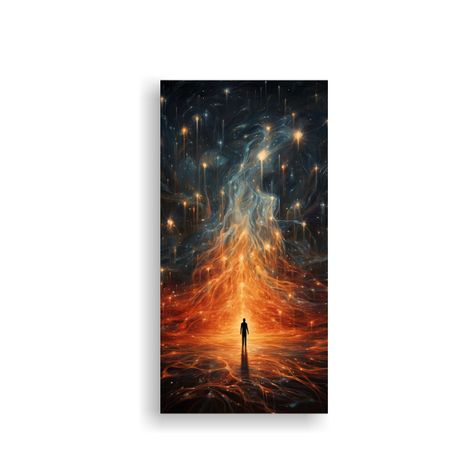 Pintura Decorativa: Danza Surrealista De 50x100cm-0