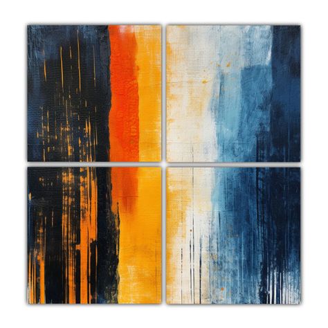 Cuadro Decorativo Urbano Minimalista Abstracto 200x200 Cm-0