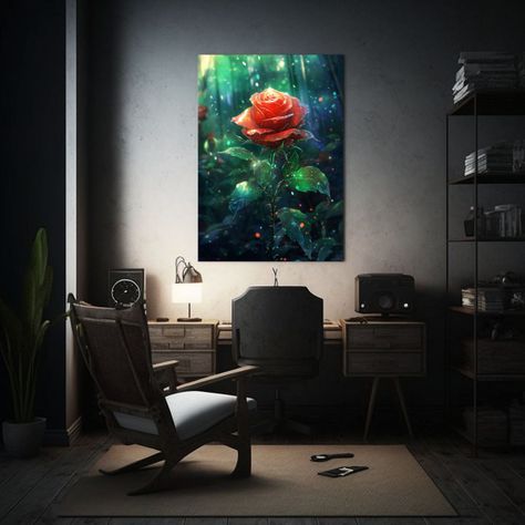 Pintura Decorativa De Arte Fotográfico De Baño 50x65cm-2