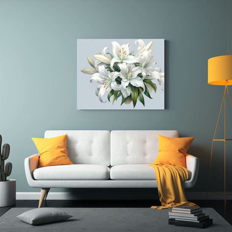 Tela En Bastidor Horizontal Armonía Cromática Obra Maestra 90x60cm-2