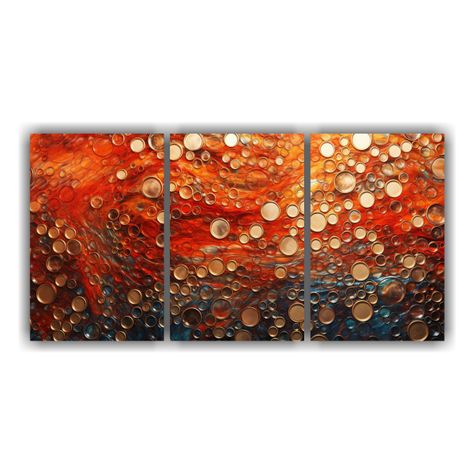 Pintura Mural Sublimada Estilo Puntillismo 240x120 Cm-0