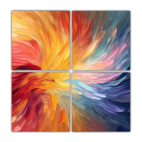 Cuadro De Pared Impreso Con Arte Calmante 200x200 Cm-0