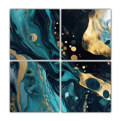 Pintura Líquida Contemporánea Relieve Mármol 120x120 Cm-0