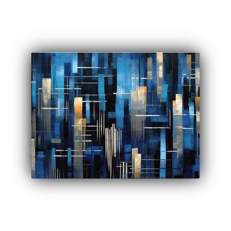 Arte Geométrico Abstracto Estilo Minimalista 90x60cm-0