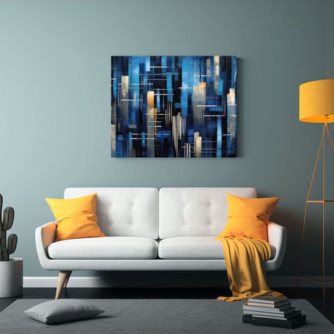 Arte Geométrico Abstracto Estilo Minimalista 90x60cm-2