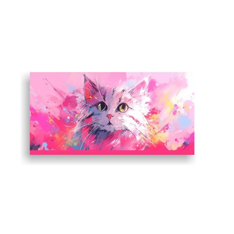 Cuadro Moderno Pop Art En Tela Para Comedor En Ton 40x20cm-0