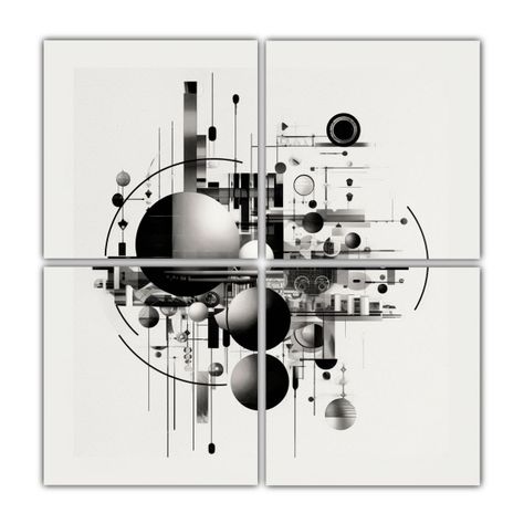 Pintura Abstracta Minimalista Cuadro Creativa 200x200 Cm-0