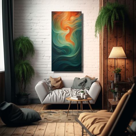 Cuadro Tela Vintage Melodías De Una Canción 30x60cm-2