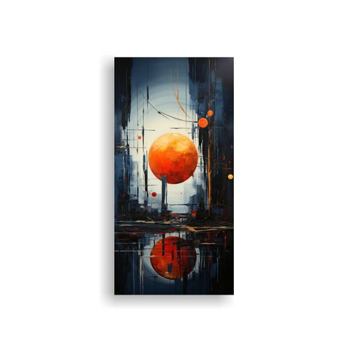 Pintura Acrílica Para Decoración Contemporánea 30x60cm-0