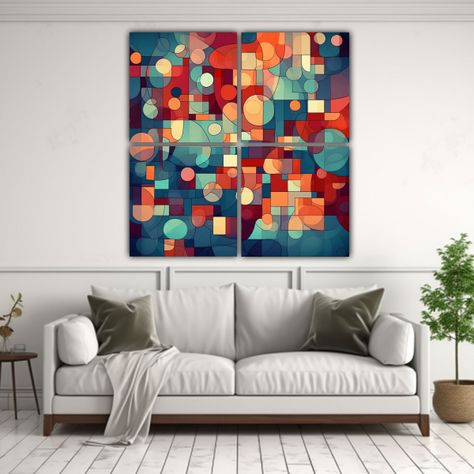 Cuatro Artes Conceptual Arte Grafico: Patrón 200x200 Cm-2