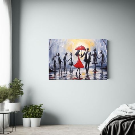 Cuadro De óleo Inspirado En Pesadilla Antes De Navidad 90x60cm-2