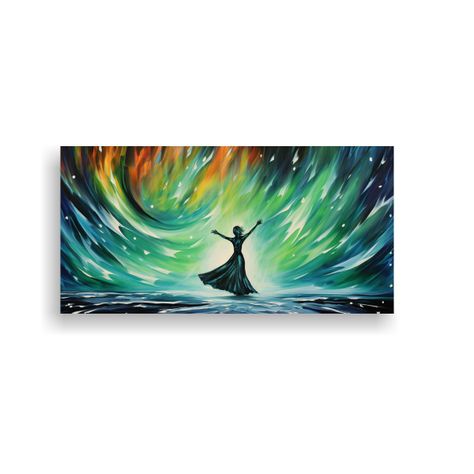 Cuadro En Bastidor Fotografía Mural Baile 160x80cm-0
