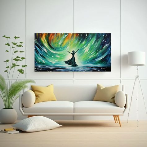 Cuadro En Bastidor Fotografía Mural Baile 160x80cm-2