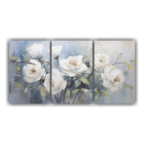 Pintura De Lienzo Set 3 Fotografía Estética 90x45 Cm-0