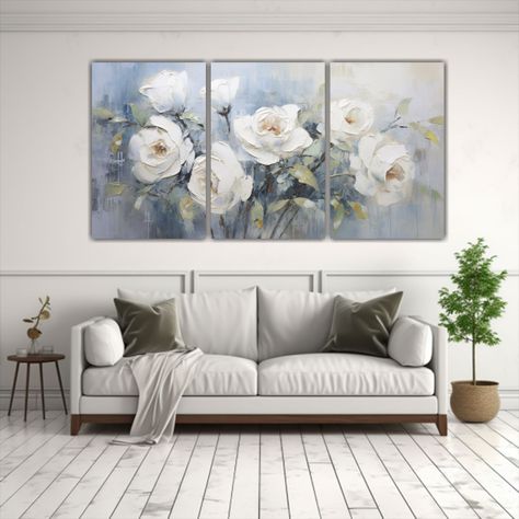 Pintura De Lienzo Set 3 Fotografía Estética 90x45 Cm-2