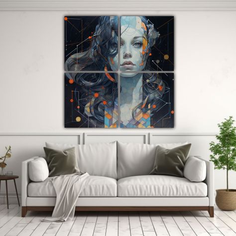 Pinturas Decorativas De Arquitectura Brutalista 200x200 Cm-2