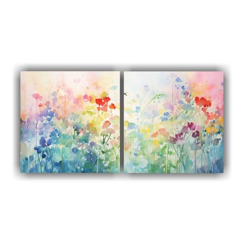 Pinturas Decorativas De Composición Simétrica 160x80 Cm-0