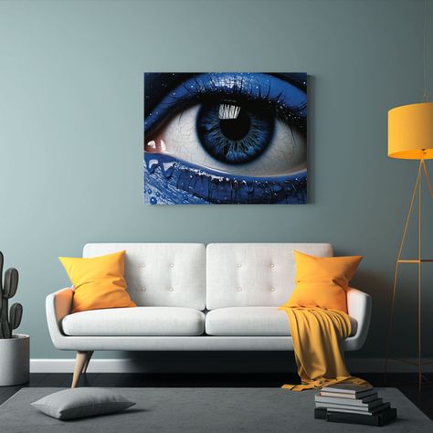 Cuadros De Decoración Para Oficina: Diseño Canva, Cielos A 30x20cm-2