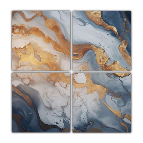 Pinturas En Tela Con Diseño De Textura De Mármol 200x200 Cm-0