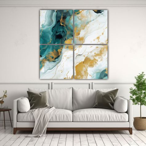 Pinturas Decorativas Modernas De Fondo Blanco, 200x200 Cm-2