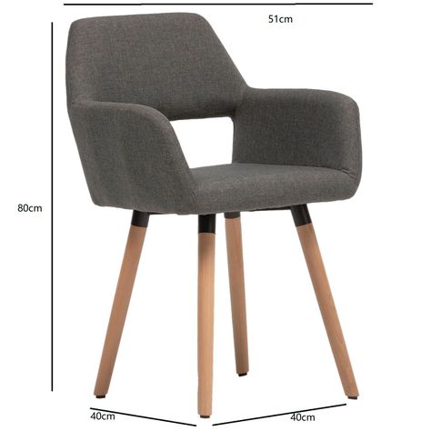 Silla Comedor Square Gris -4