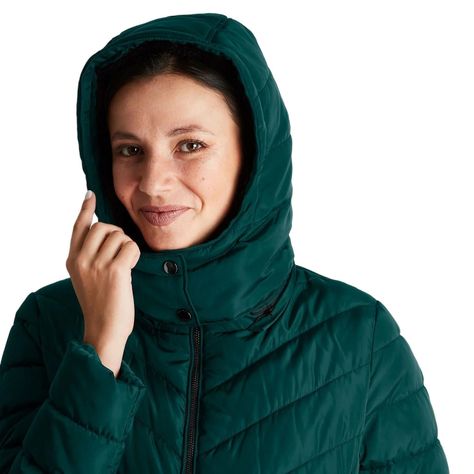 Parka Manga Larga Con Gorro-0