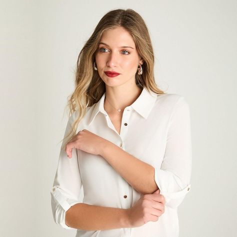 Blusa Camisera Manga Larga Crudo-2