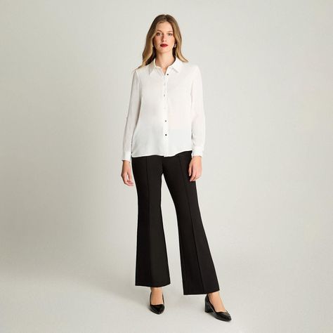 Blusa Camisera Manga Larga Crudo-3
