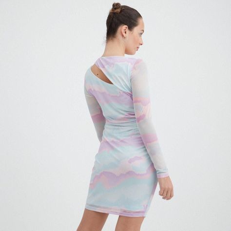 Vestido Mesh Celelste-2