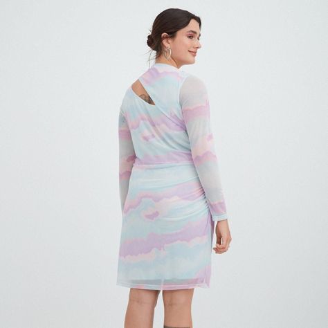 Vestido Mesh Celelste-3