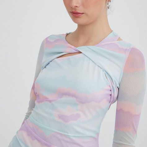 Vestido Mesh Celelste-4