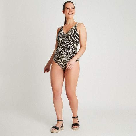 Traje De Baño 1 Pieza Con Lurex Negro-3