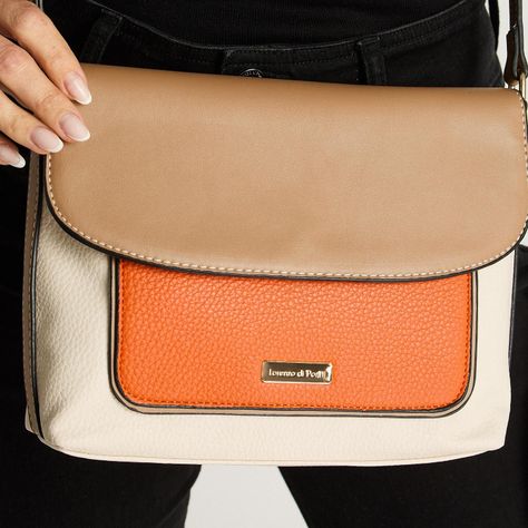 Cartera Pequeña De Pu Con Contraste De Arena-2