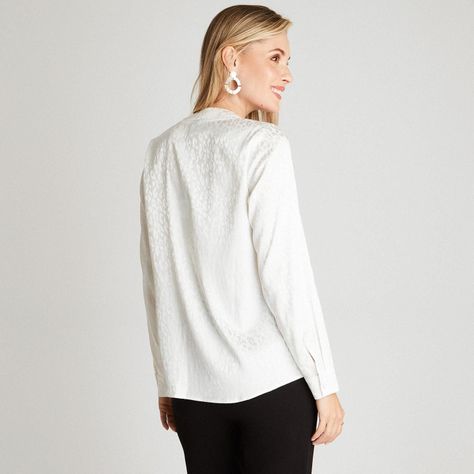 Blusa Blanca Cuello V-1