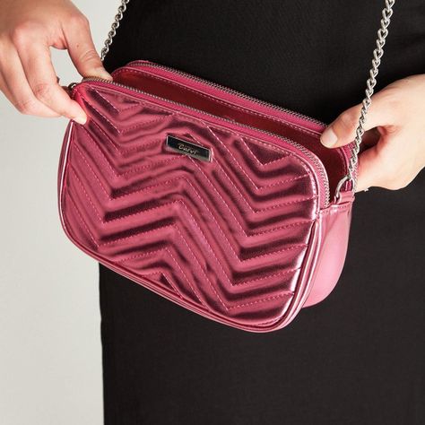 Cartera Bandolera Fucsia-2