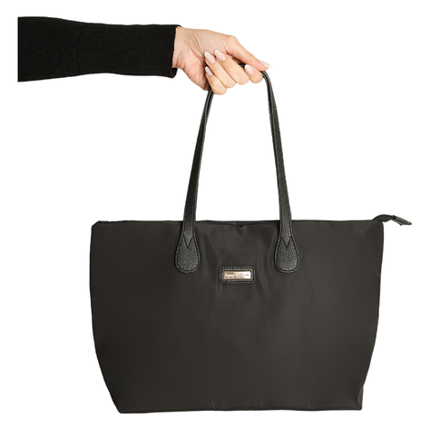 Cartera Con Strap De Pu Negro-0