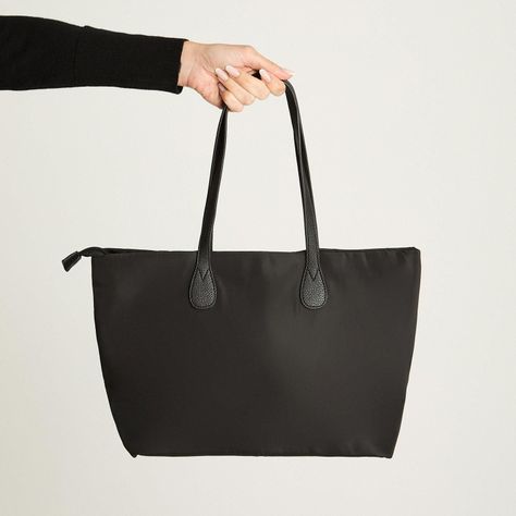 Cartera Con Strap De Pu Negro-1