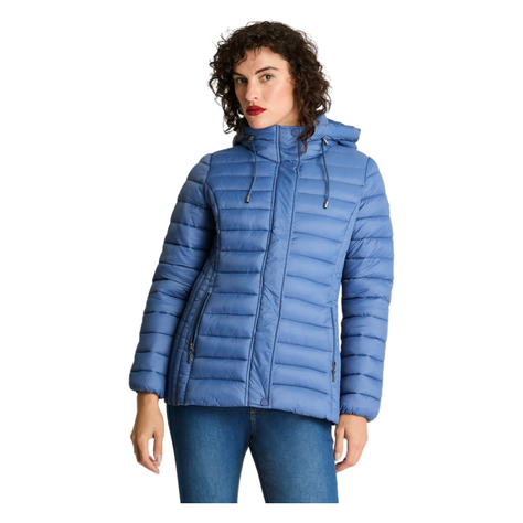 Parka Basica Corta Indigo-0