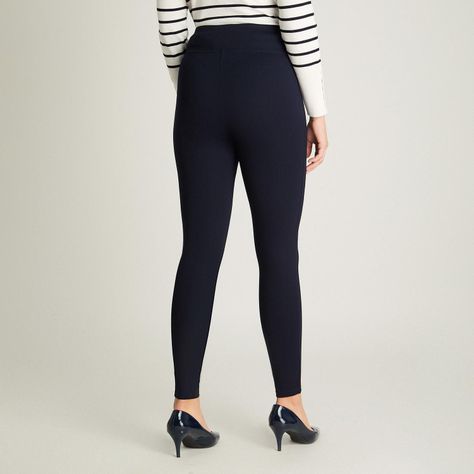 Calza Slim Con Control De Abdomen Azul-1
