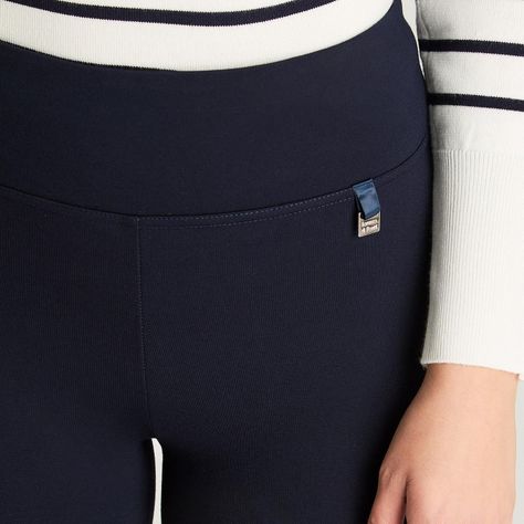 Calza Slim Con Control De Abdomen Azul-2