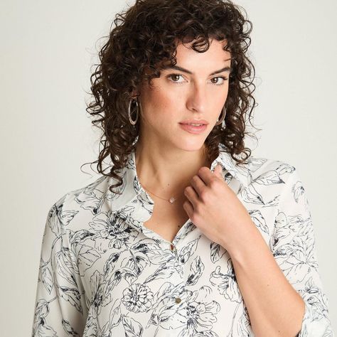 Blusa Camisera Manga Larga Azul-2