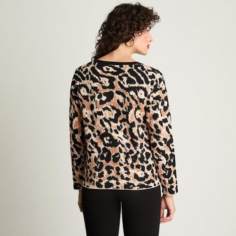 Sweater Manga Larga Cuello Redondo Básico Camel-1